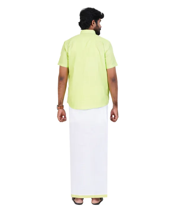 Premium_Cotton_Blend_Dhoti_Set_for_Men_with_Matching_Shirt_|_Light_Green_|_Traditional_South_Indian_Ethnic_Wear_|_Breathable_Comfortable_Festive_&_Daily_Wear_by_JAYRAAJ