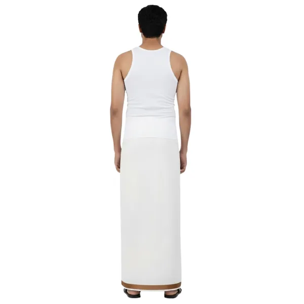 Pure_Cotton_Colour_Border_Dhoti_for_Men_|_Traditional_South_Indian_Single_Veshti/Mundu_2_Meter_|_Soft_Breathable_Fabric_with_Elegant_Border_Design_|_Daily_&_Festive_Wear_|_Colour_Border