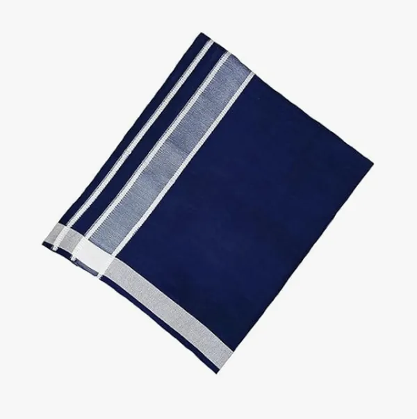 Navy_Blue_and_Coffee_Brown_Cotton_Lungi_For_Men_Pack_of_2