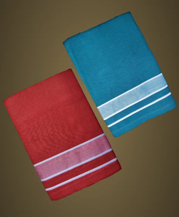 Blue_And_Red_Cotton_Lungi_For_Men_Pack_Of_2