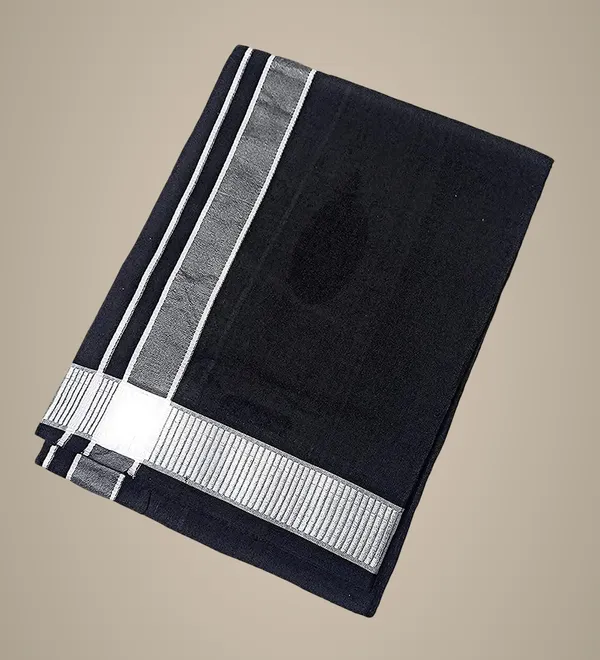 Men's_Black_Cotton_Lungi_(Pack_of_1)