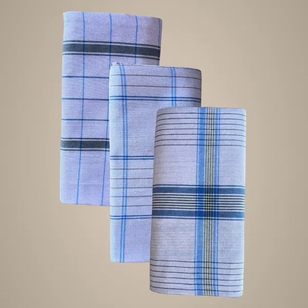 Men’s_Stitched_Lungi_(_White_Base_with_Checks_|_Soft_&_Breathable_|_Assorted_checks_|_Multichecks_|_Pack_of_3)