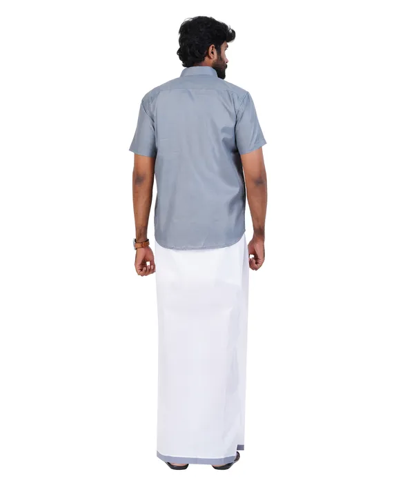 Premium_Cotton_Blend_Dhoti_Set_for_Men_with_Matching_Shirt_|_Grey_|_Traditional_South_Indian_Ethnic_Wear_|_Breathable_Comfortable_Festive_&_Daily_Wear_by_JAYRAAJ