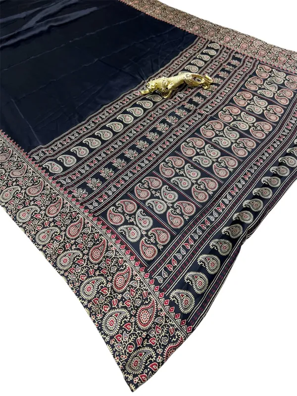 Black_Saree_With_Embroidered_Border