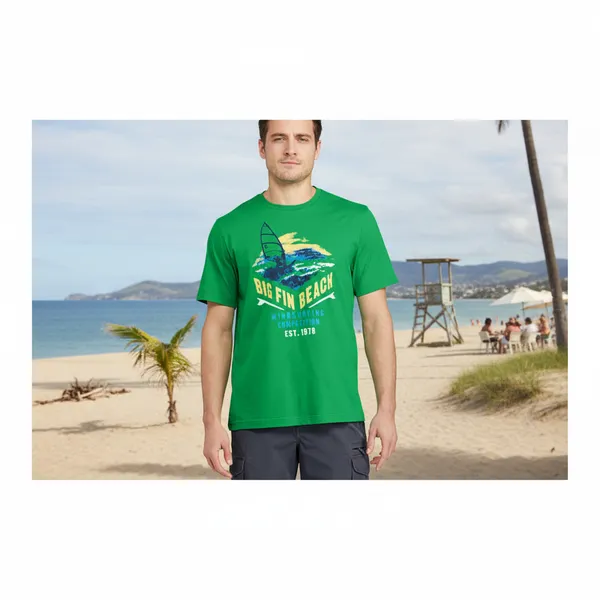 Hot_Button_Men_Green_Graphic_Printed_T-Shirt_|_Casual_Beach_Theme_Cotton_T-Shirt_for_Men_|_Regular_Fit_Round_Neck_Tee