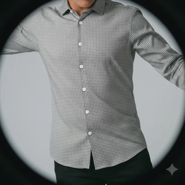 Men's_Premium_Cotton_Geometric_Micro-Print_Shirt_|_Slim_Fit_Black_&_White_Patterned_Casual_Shirt_with_Full_Sleeves