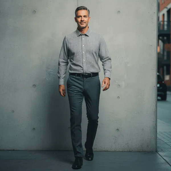 Men's_Premium_Cotton_Geometric_Micro-Print_Shirt_|_Slim_Fit_Black_&_White_Patterned_Casual_Shirt_with_Full_Sleeves