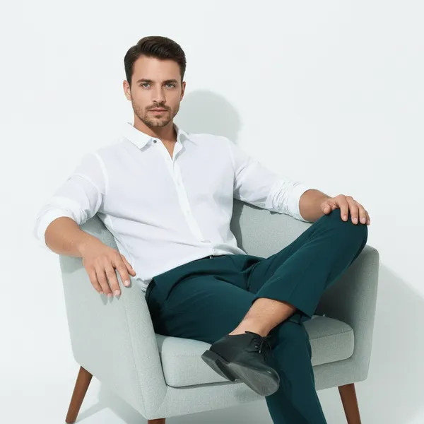 Men's_Premium_Cotton_White_Casual_Shirt_|_Slim_Fit_Solid_White_Shirt_with_Spread_Collar_&_Full_Sleeves