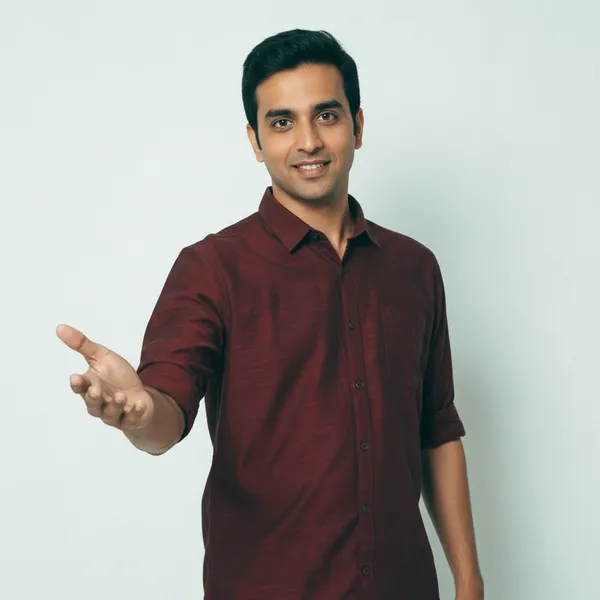 Men’s_Premium_Maroon_Textured_Linen_Slim_Fit_Casual_Shirt_|_Full_Sleeve_Solid_Maroon_Shirt_with_Chest_Pocket
