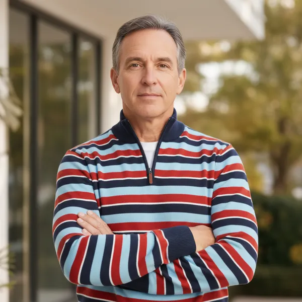 Men_S_Premium_Multi_Color_Striped_Half_Zip_Sweater_And_Cotton_Blend_Quarter_Zip_Pullover_And_Slim_Fit_Nautical_Knitwear_For_Men