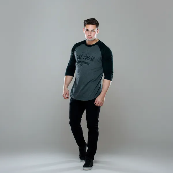 Men_S_Raglan_Long_Sleeve_Graphic_Shirt_Casual_East_Coast_Workwear_Tee_And_Black_Sleeves_Dark_Gray_Body