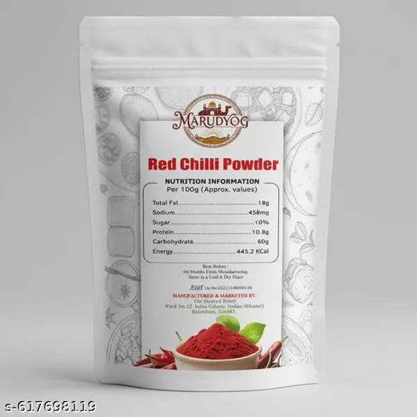 Marudyog_Premium_Red_Chilli_Powder_500Gm