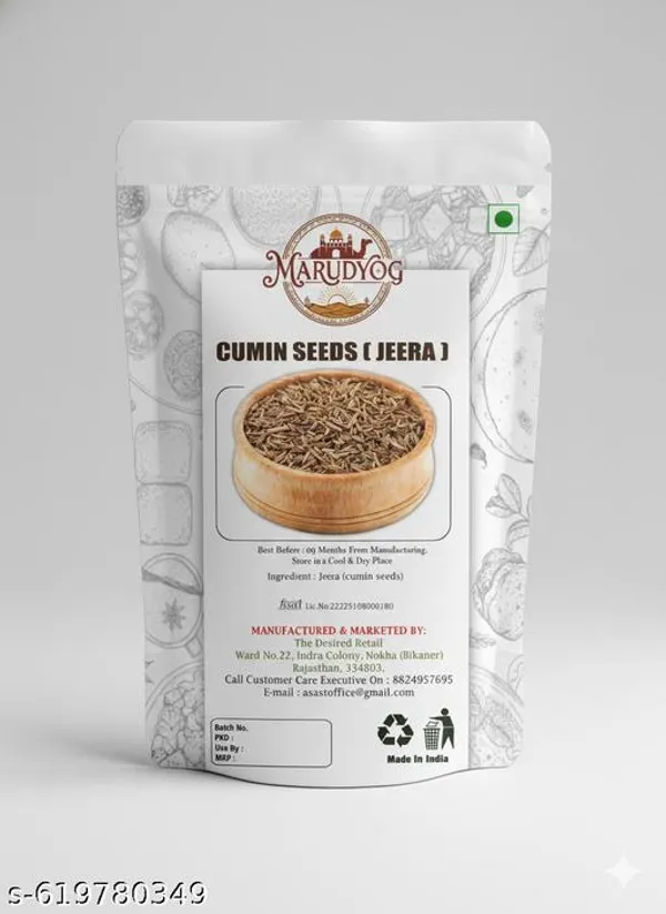 Marudyog_Jeera_Cumin_Seeds_|_Premium_Quality_Perfect_Taste_Jeera_200Gm_x_2_(Pack_of_2)