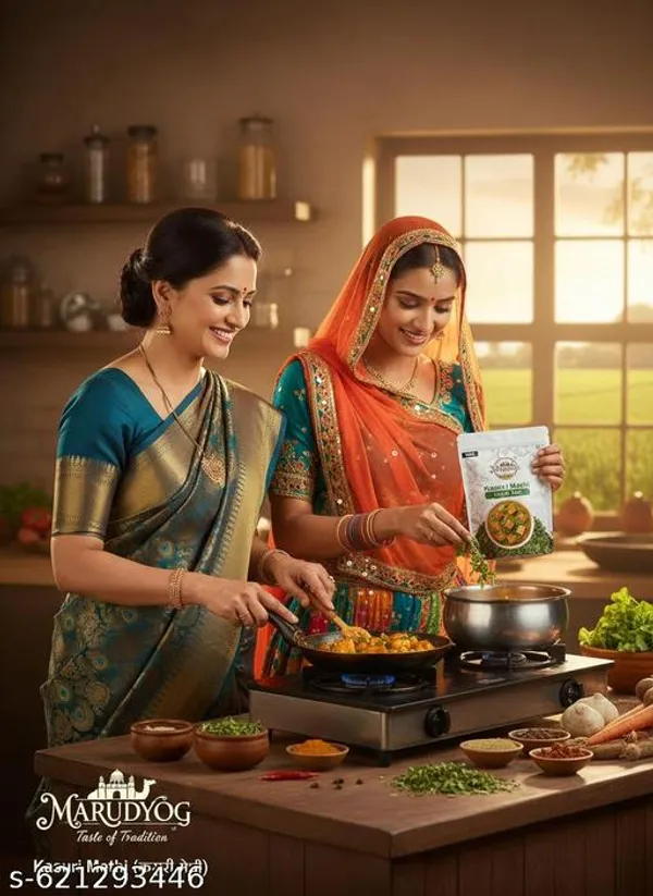 Marudyog_Premium_Kasuri_Methi_|_Dry_Fenugreek_Leaves_Pure_Natural_|_100Gm_X_2
