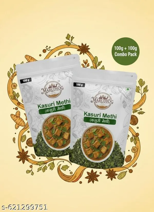Marudyog_Premium_Kasuri_Methi_Combo_Pack_Of_2_|_Dry_Fenugreek_Leaves_Pure_Natural