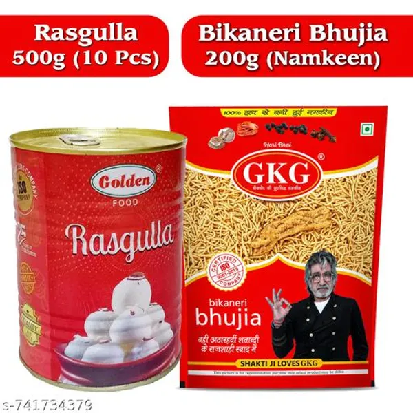 Perfect_Sweet_Spicy_Combo_|_Bikaneri_Rasgulla_500Gm_And_Crunchy_Bikaneri_Bhujia_200Gm