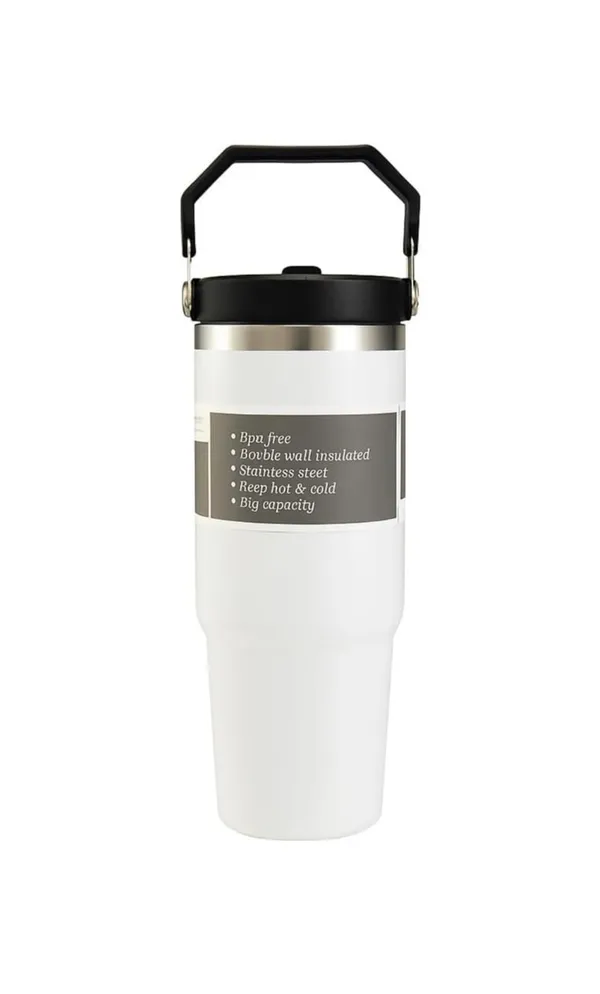 Vasukie_900_Ml_Tumbler_With_Handle_And_Straw_Lid_Double_Insulated_Cup,_Vacuum_Insulated_Stainless_Steel_Tumblers_For_Hot_And_Cold_Drink_100%_Leak_Proof_Tumbler_With_Handle_For_Gym,Travel_(White)