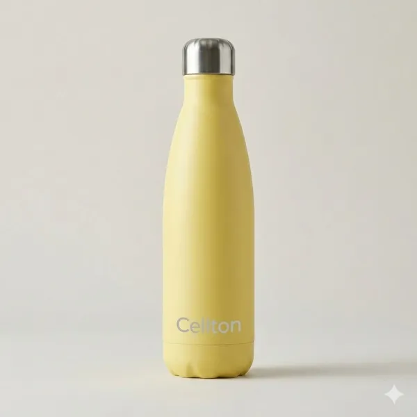 Insulated_Stainless_Steel_Water_Bottle_Pastel_Yellow_1000Ml