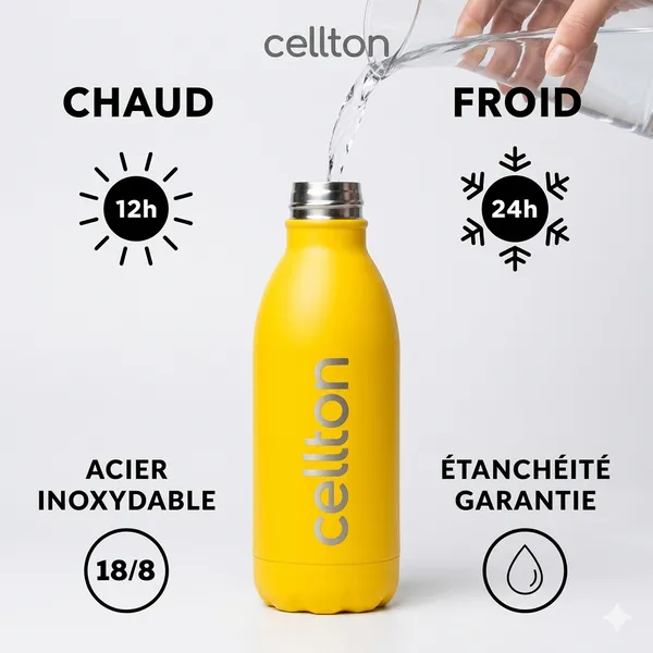 Insulated_Stainless_Steel_Water_Bottle_Pastel_Yellow_1000Ml