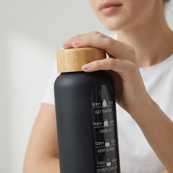 Motivational_Time_Marker_Glass_Water_Bottle_With_Bamboo_Lid_500Ml