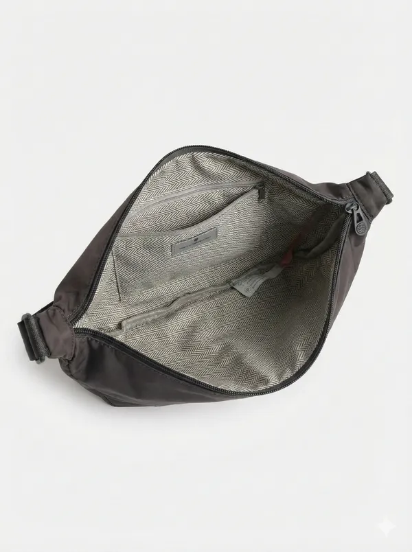 Unisex_Sling_Bag_|_Lightweight_Parachute_Fabric_Crossbody_Bag_|_Water-Resistant_Shoulder_Bag_with_Adjustable_Strap_&_Multiple_Zipper_Pockets_|_Daily_Use,_Travel_&_Casual_Wear_(Grey)