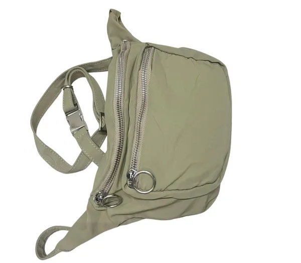 Unisex_Soft_Touch_Crossbody_Sling_Bag_–_Lightweight_Adjustable_Shoulder_Bag_with_Dual_Zipper_Pockets,_Compact_Everyday_Casual_Travel_Bag