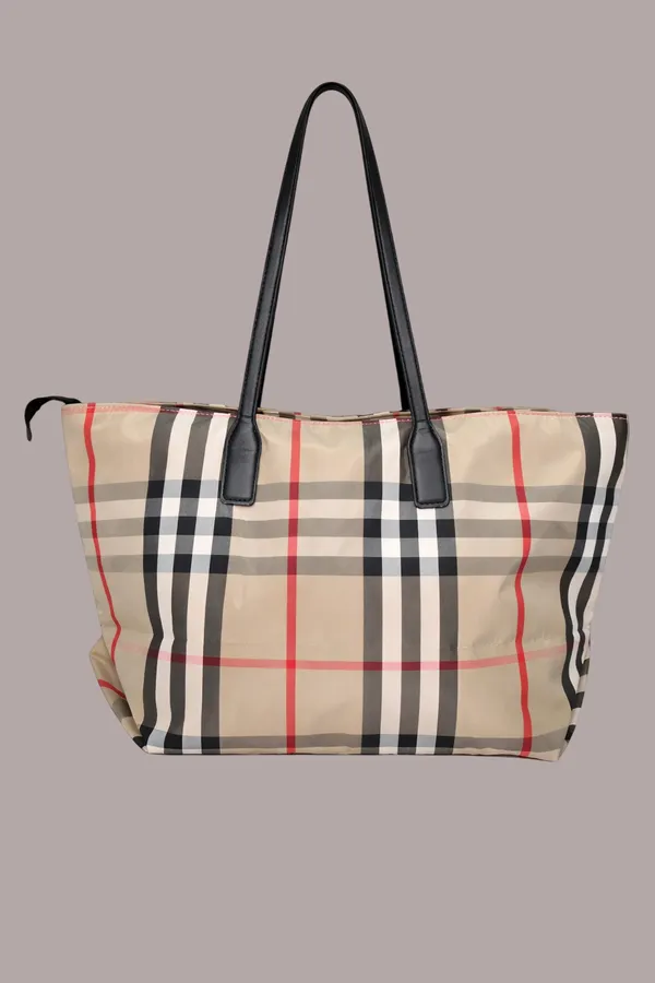 Women’s_Large_Check_Printed_Tote_Bag_|_Spacious_Travel_Shopping_Tote_with_Zipper_Closure_|_Lightweight_Multipurpose_Shoulder_Bag_for_Office,_College,_Gym_&_Daily_Use