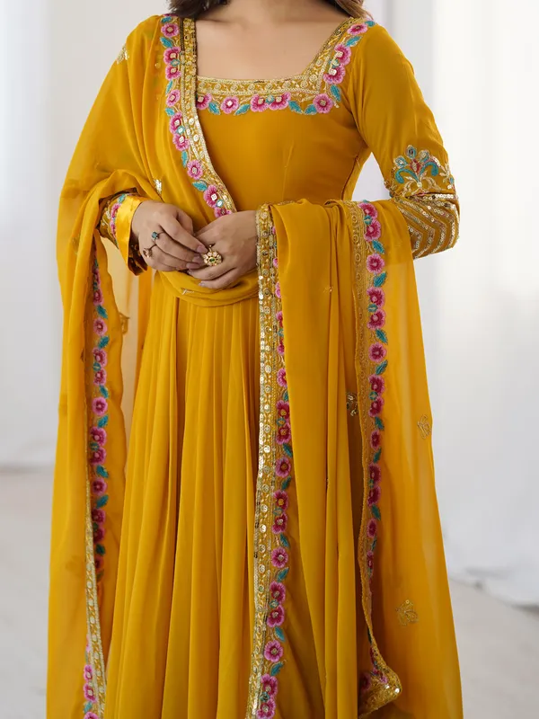 Yellow_Georgette_Premium_And_Fancy_Design_Anarkali_Suit_For_Women
