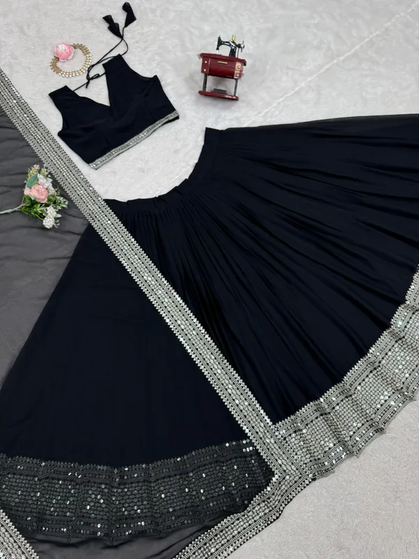 Black_Velvet_And_Silk_Blend_Premium_And_Fancy_Design_Lehenga_Set_For_Women