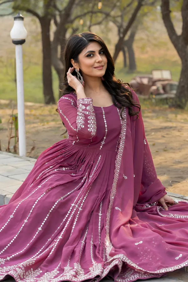 Pink_And_Light_Brown_Georgette_Premium_And_Fancy_Design_Anarkali_Gown_Set_For_Women_(Pack_Of_2)