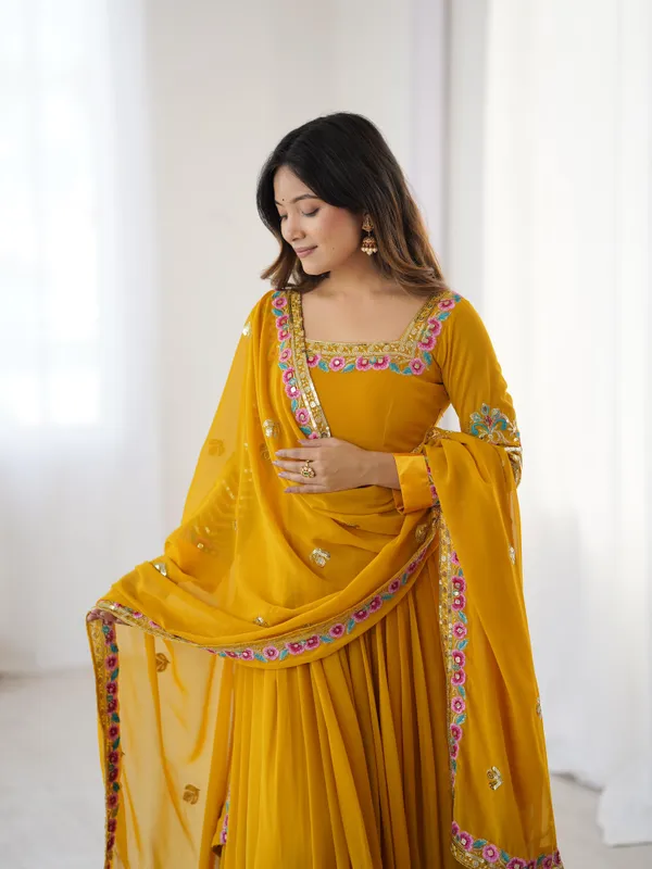 Yellow_Georgette_Premium_And_Fancy_Design_Anarkali_Suit_For_Women