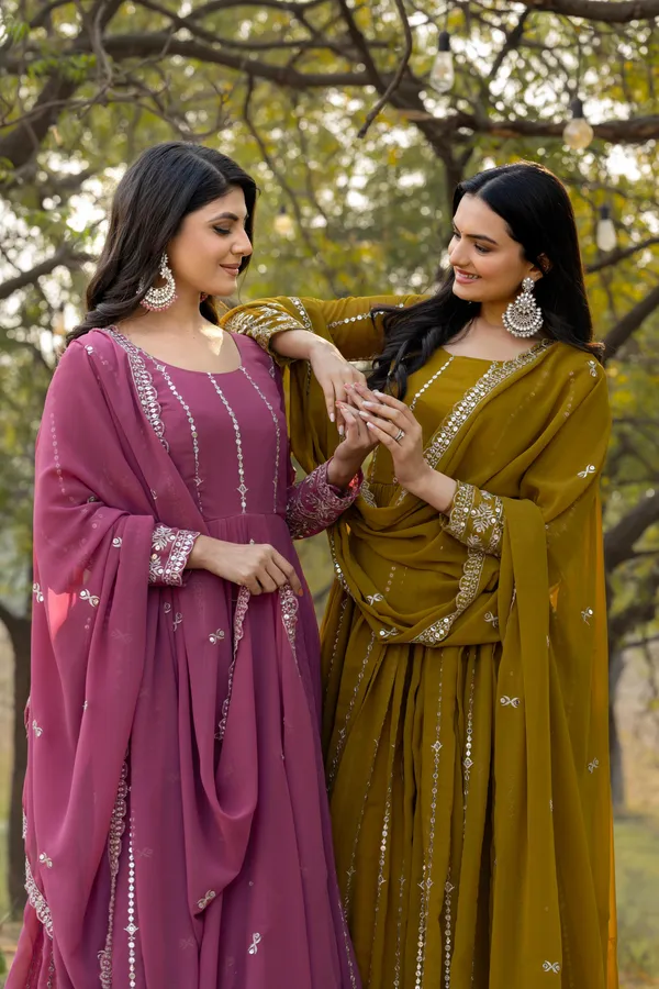 Pink_And_Light_Brown_Georgette_Premium_And_Fancy_Design_Anarkali_Gown_Set_For_Women_(Pack_Of_2)