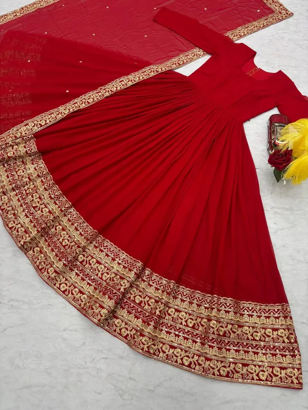Red_Satin_Premium_And_Fancy_Design_Anarkali_Gown_For_Women