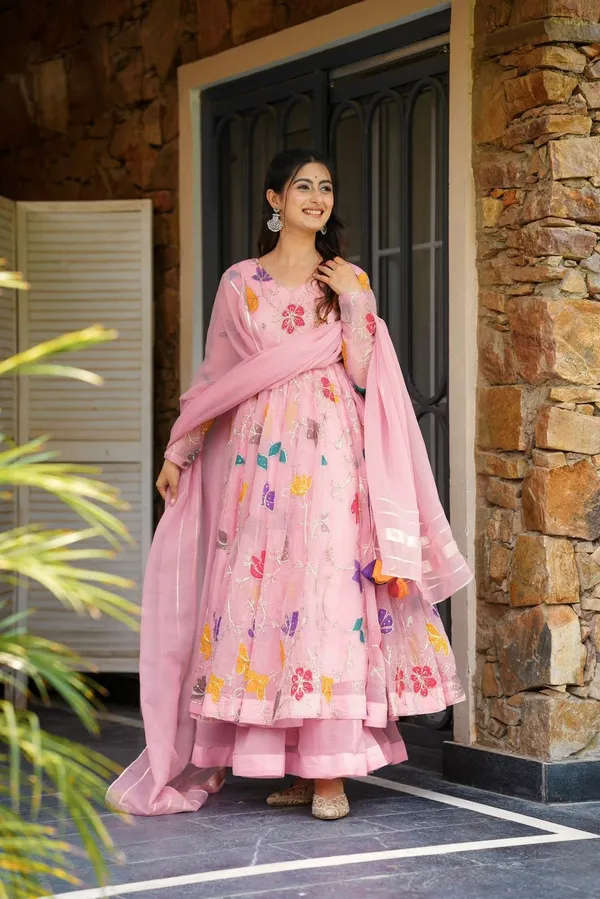 Pink_Georgette_Premium_And_Fancy_Design_Anarkali_Suit_Set_For_Women