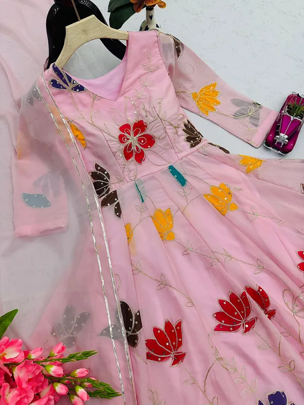 Pink_Georgette_Premium_And_Fancy_Design_Anarkali_Suit_Set_For_Women