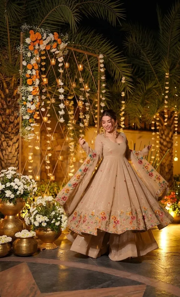 Beige_Silk_Blend_Premium_And_Fancy_Design_Anarkali_Suit_Set_For_Women