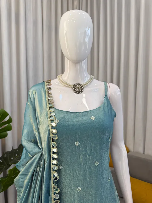 Mint_Green_Silk_Blend_Premium_And_Fancy_Design_Ethnic_Suit_Set_For_Women