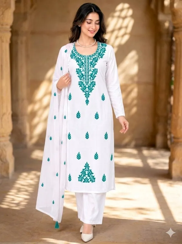 White_Blossom__Beautiful_Ethnic_Kurti