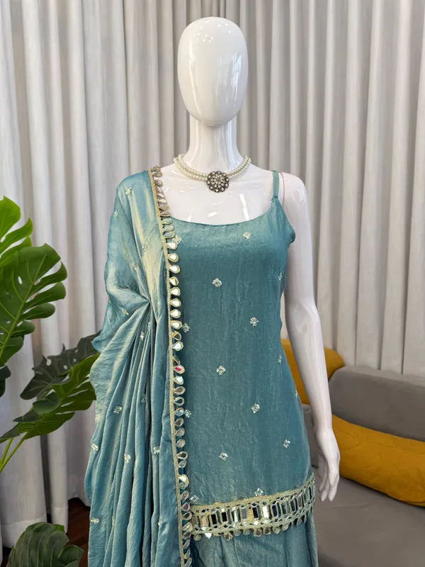 Mint_Green_Silk_Blend_Premium_And_Fancy_Design_Ethnic_Suit_Set_For_Women
