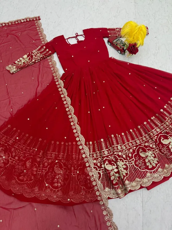 Red_Fox_Georgette_Gowns_For_women
