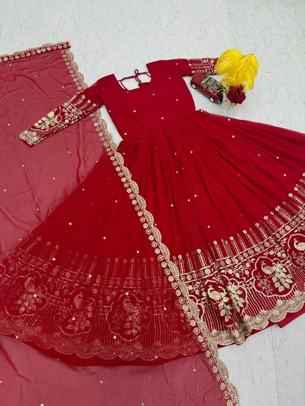 Red_Fox_Georgette_Gowns_For_women
