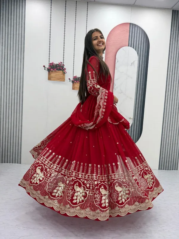 Red_Fox_Georgette_Gowns_For_women