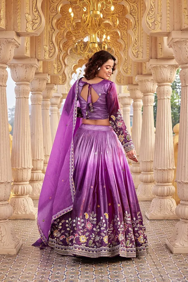 Pink_Pure_Gold_crush_Lehenga_Choli_For_women
