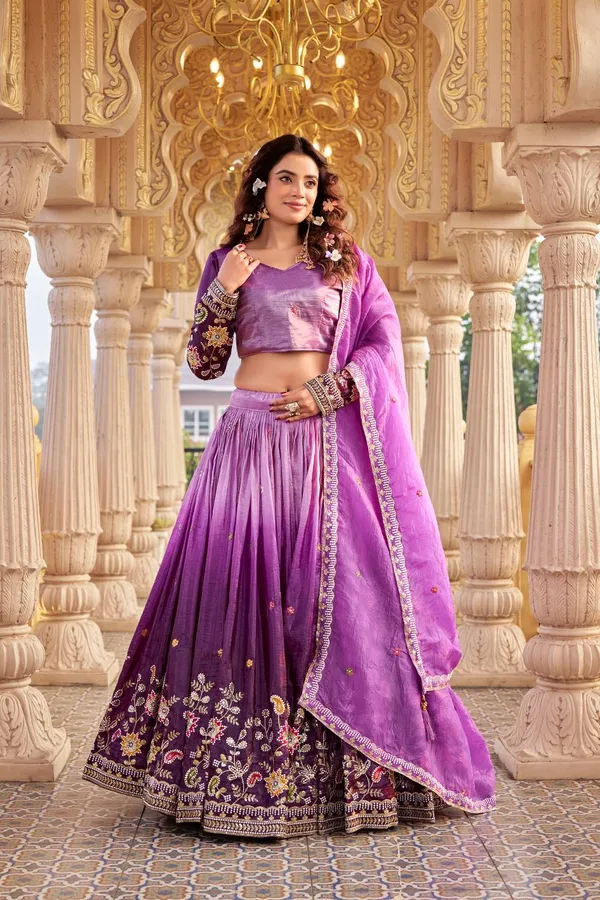 Pink_Pure_Gold_crush_Lehenga_Choli_For_women