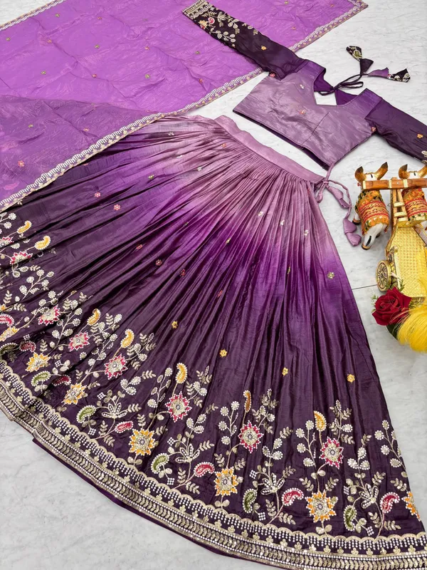 Pink_Pure_Gold_crush_Lehenga_Choli_For_women