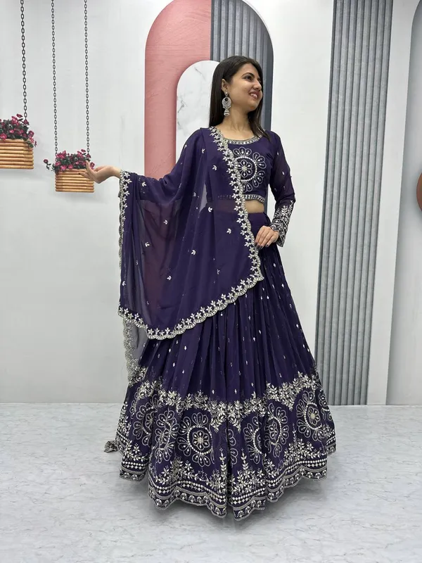 Purple_Heavy_Fox_Georgette_Lehenga_Choli_For_women