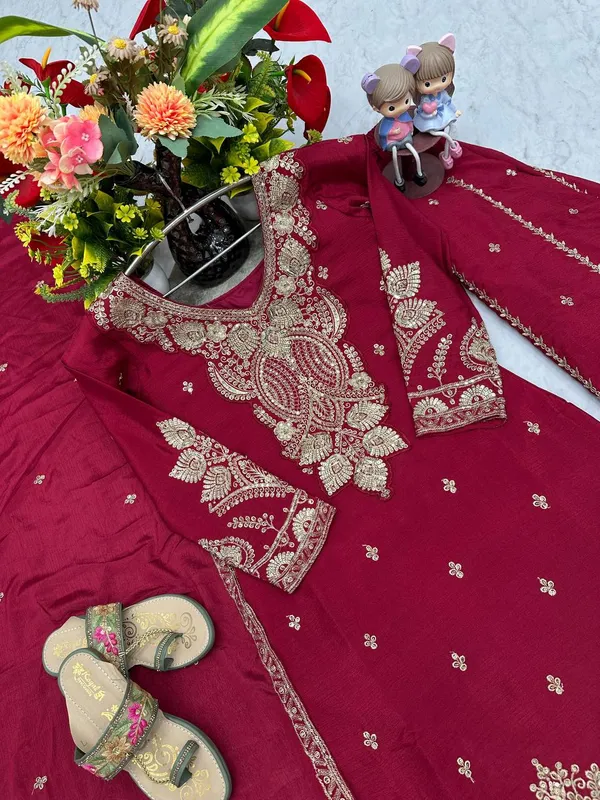 Red_Chinon_Sharara__For_women