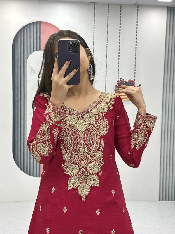 Red_Chinon_Sharara__For_women