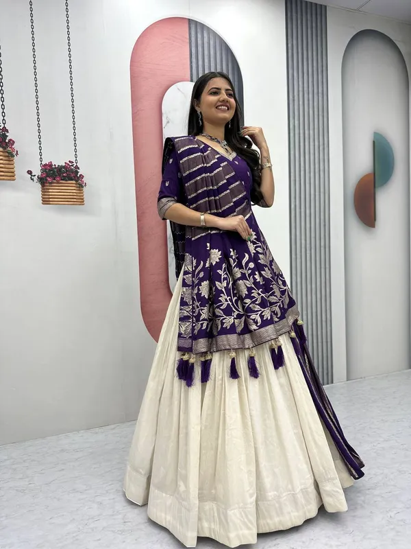 Blue_pure_simar_silk_Lehenga_Choli_For_women