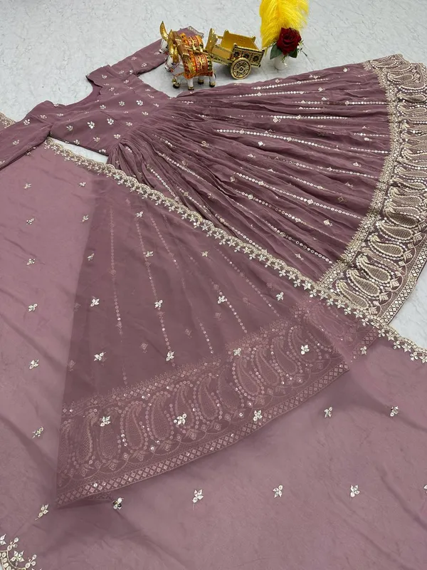 Onion_Fox_Georgette_Gowns_For_women